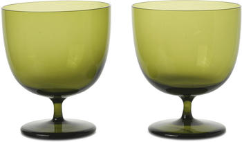 Ferm Living Host Wasserglas 20 cl 2er-Pack Moss Green
