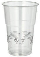 Starpak 1250 Plastikbecher R-PET, 0,25 l Ø 7,8 cm · 10,7 cm glasklar