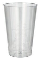 Starpak 500 Trinkbecher, PS 0,4 l Ø 9 cm · 13 cm glasklar