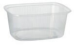 Starpak 1000 Verpackungsbecher, PP eckig 250 ml 4,9 cm x 8,1 cm x 10,8 cm transparent