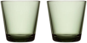 iittala Kartio Trinkgläser 21cl 2er Pack Tannengrün
