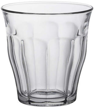 Duralex Picardie Tumbler, Trinkglas, 200ml, Glas gehärtet, transparent, 6 Stück