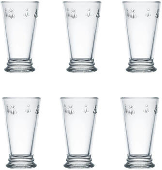 La Rochère Abeille Trinkglas 46 cl 6er Pack Klar