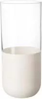 Villeroy & Boch Manufacture Rock Blanc Glass Longdrinkbecher Set 4tlg.