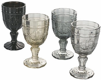 Villa d'Este Home Tivoli Trinkgläser-Set 265 ml grau 4-tlg 5911613