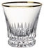Villeroy & Boch Grand Royal Gold Wasserglas Set mit Goldrand, Wassergläser à 200 ml, Kristallglas, Klar