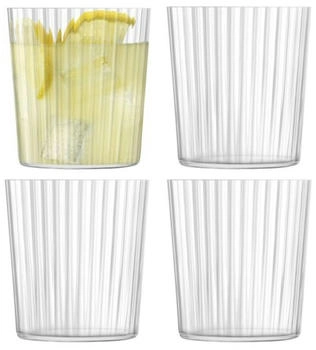 LSA International - Gio Line Trinkglas 4-er Set, 39 cl - Klar