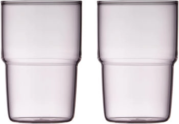 Lyngby Glas Torino Trinkglas 40 cl 2 Stck. Pink