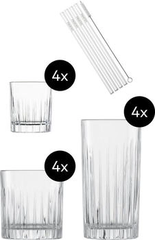 Schott-Zwiesel BargläserSet Stage 17teilig, Longdrinkgläser (440 ml) Whiskygläser (364 ml) und Schnapsgläser (78 ml) mit Relief (124011) Schott-Zwiesel BargläserSet Stage 17teilig, Longdrinkgläser (440 ml) Whiskygläser (364 ml) und Schnapsgläser (78 ml) mit Relief (124011)