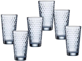 Ritzenhoff & Breker LongdrinkgläserSet Favo, 6teilig, Blau, Glas Ritzenhoff & Breker LongdrinkgläserSet Favo, 6teilig, Blau, Glas
