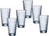Ritzenhoff & Breker LongdrinkgläserSet Favo, 6teilig, Blau, Glas