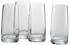 WMF Kineo Longdrinkgläser Set 4teilig, hohe Trinkgläser, Cocktailglas 360ml, Kristallglas, feiner Mundrand, ergonimische Form,