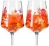 Ritzenhoff 2849001 Aperitifglas 500 ml 2er Set Serie Sommerrausch Motiv Schmetterlinge, Orange, Rot