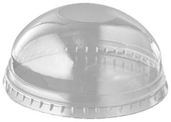 Starpak 50 Dom-Deckel \"Hurricane\", PET rund Ø 9,5 cm · 4,5 cm glasklar ohne Lochung