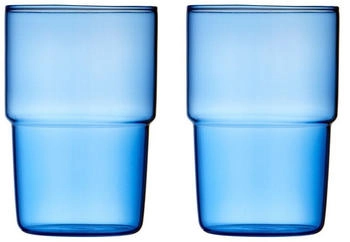 Lyngby Glas Torino Trinkglas 40 cl 2 Stck. Blau