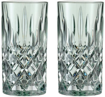 Nachtmann Noblesse Longdrinkglas 2er Set Wasserglas Longdrink Glas Mint 395 ml