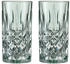 Nachtmann Noblesse Longdrinkglas 2er Set Wasserglas Longdrink Glas Mint 395 ml