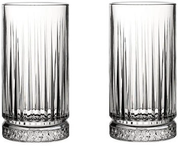 Pasabahce 520015 Longdrink Glas im RetroDesign und KristallLook, 445 ml, 2 Stück