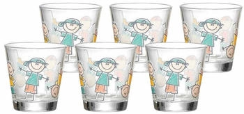 Ritzenhoff & Breker Trinkglas Boys BEST FRIENDS 270 ml 6er Set, bunt bunt