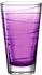 Leonardo HOME 026837 Trinkglas VARIO STRUTTURA 6erSet 280 ml violett, Glas, Lila