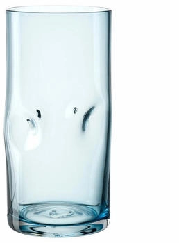 Leonardo Vesuvio Trinkglas Becher 330 ml Handgemacht Wasserglas in Farbe blau