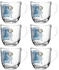 Leonardo Tasse Weltall BAMBINI AVVENTURA, Glas, 280 ml, 6teilig