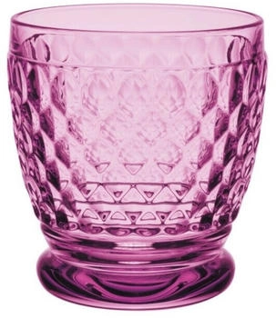 Villeroy & Boch Boston Berry Wasserglas Lila Trinkglas, Buntes Glas, Saftglas, Glas für Wasser und Saft, Wassergläser, Kristallglas