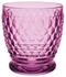 Villeroy & Boch Boston Berry Wasserglas Lila Trinkglas, Buntes Glas, Saftglas, Glas für Wasser und Saft, Wassergläser, Kristallglas