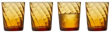 Lyngby Glas Vienna Wasserglas 30 cl 4er Pack Amber