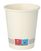 Starpak 50 Trinkbecher, Pappe \"To Go\" 0,2 l Ø 8 cm · 9,2 cm weiss