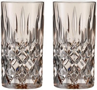Nachtmann Longdrinkglas 2er-Set Noblesse Taupe