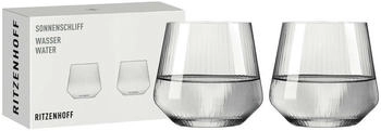 Ritzenhoff 8000001 Wasserglas-Set #1 SONNENSCHLIFF RDT 2024 in Geschenkbox