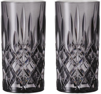 Nachtmann Noblesse Longdrinkglas Set 2er Set Wasserglas Glas Smoke 395 ml Nachtmann Noblesse Longdrinkglas Set 2er Set Wasserglas Glas Smoke 395 ml