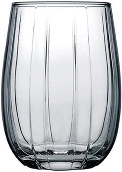 Pasabahce 380ml Linka Dunkle Gl&auml;ser Wasserglas kurz Grau