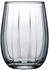 Pasabahce 380ml Linka Dunkle Gläser Wasserglas kurz Grau
