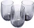 Pasabahce 380ml Linka Dunkle Gläser Wasserglas kurz Grau