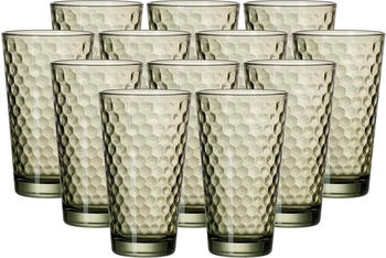 Ritzenhoff & Breker Favo Longdrinkglas 400 ml oliv 12er Set DS
