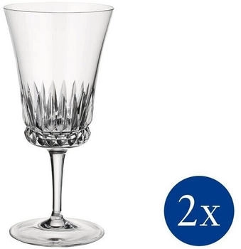 Villeroy & Boch Grand Royal Wasserkelch Set, Wassergläser à 250 ml, Kristallglas, Klar,