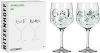 Ritzenhoff Gl&auml;serset - Gin Bunt Botanic Lights 2tlg.