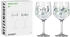 Ritzenhoff 3881001 GinGlas 700 ml 2erSet Serie Botanic Lights 2 Kelche mit Motiv und Spruch