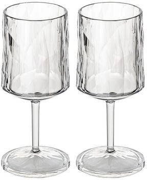 Koziol Club No. 21 Weinglas Plastik 25 cl 2er-Pack Kristallklar