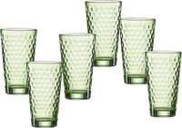 Ritzenhoff & Breker Longdrinkglas "Favo, 6-teilig" 6er Set, je 350 ml