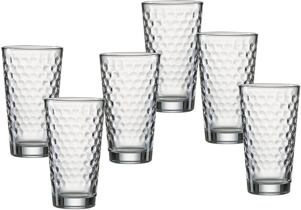 Ritzenhoff & Breker Longdrinkglas / Trinkglas 400ml 6 tlg. Favo klar