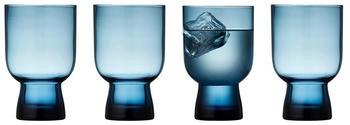 Lyngby Glas Sorrento Wasserglas 30 cl 4-Pack Blau (32745)