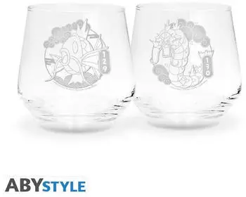 ABYstyle Pok&eacute;mon Gl&auml;ser-Set Magikarp & Garados, 2-teilig