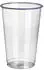 Papstar 50 Trinkbecher, PP 0,4 l Ø 9,5 cm x H: 12,2 cm transparent mit Schaumrand Mindestbestellmenge 32 Stück