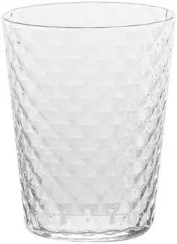 Zafferano Veneziano Mixology Tumbler, mundgeblasen, Facetten Muster, 4er-Set (VN01000)