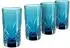 CreaTable Eugene Longdrinkgläser-Set 4-teilig, blau (33079)