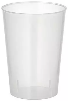 Starpak Mehrweg-Trinkbecher PP 0,1l &Oslash; 5,2cm transluzent, 420 St&uuml;ck