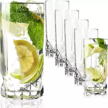Kadax Highball-Gläser Set 325ml, 6 Stück (K4154)